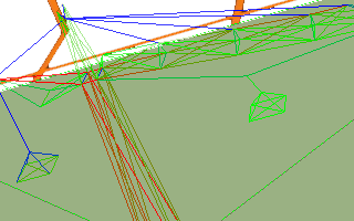Screenshot von einer Beispielsimulation eines Kranes